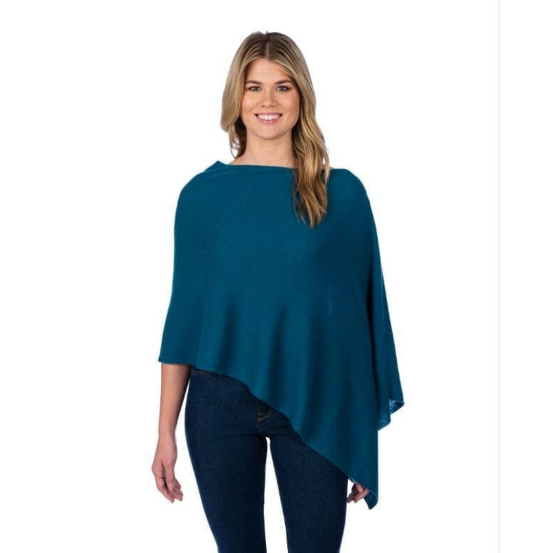 Cashmere Dress Topper Poncho Gracie s Apparel Accessories